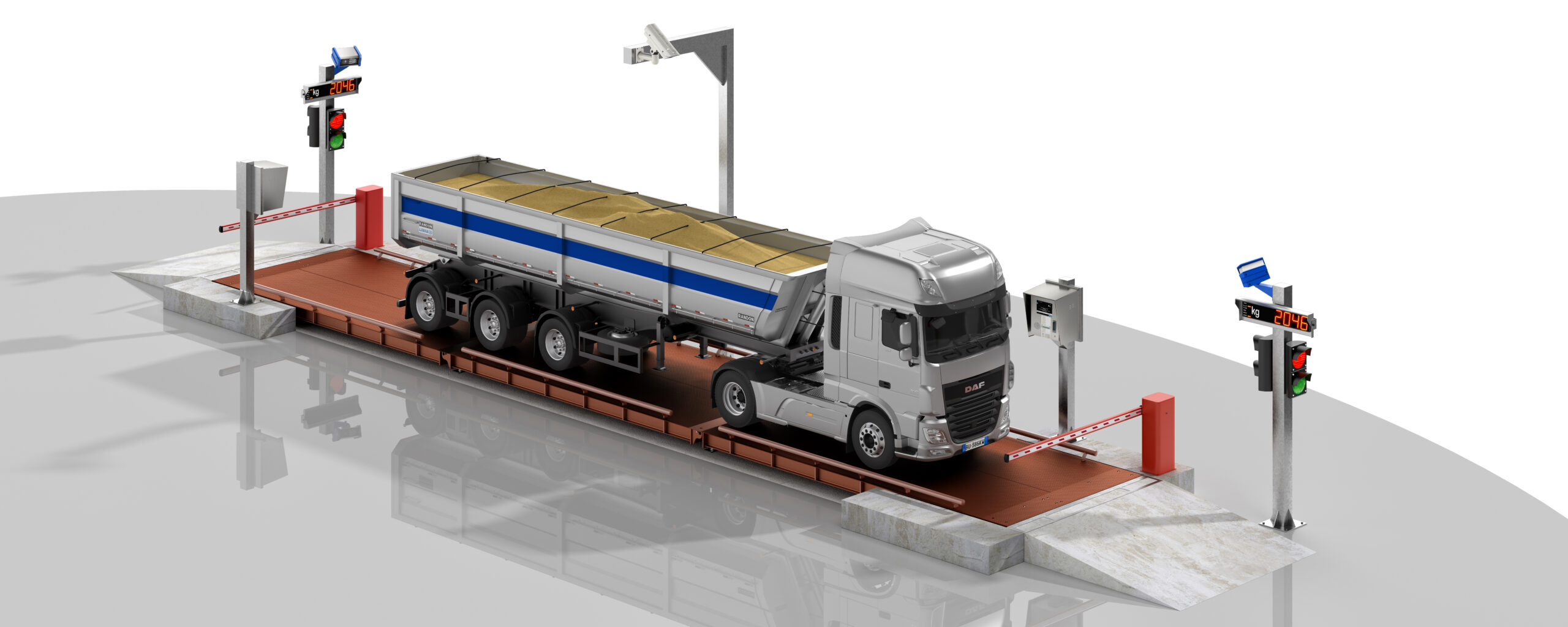 LKW Waage im Einsatz