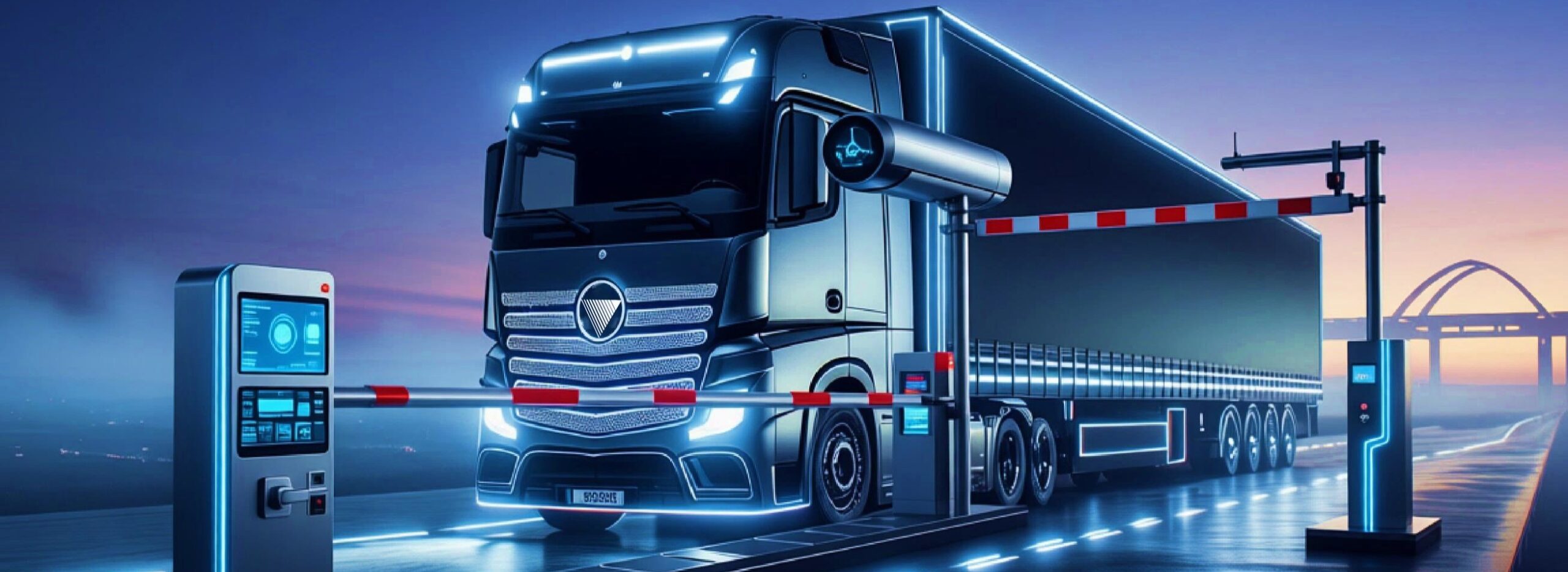 WinWeigh Neo – Moderne Fahrzeugwaage mit Schranke und LKW