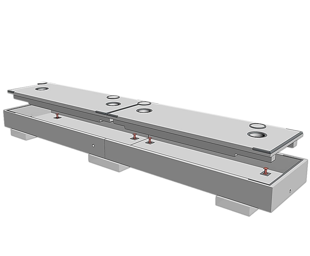 Strassenfahrzeugwaage DIE MODERNE 18x3m 3D-Modell